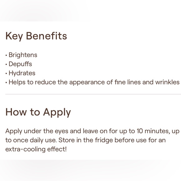 $6โค๏ธโ๐ฅ LAST 1! Live Tinted Rays Copper Eye Mask 2PK ๐๏ธ NEW & SEALED Depuffing - Picture 4 of 4